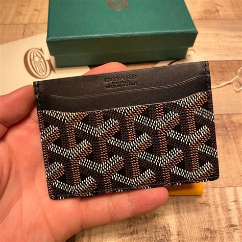 how much is the goyard card holder|goyard saint sulpice card holder.